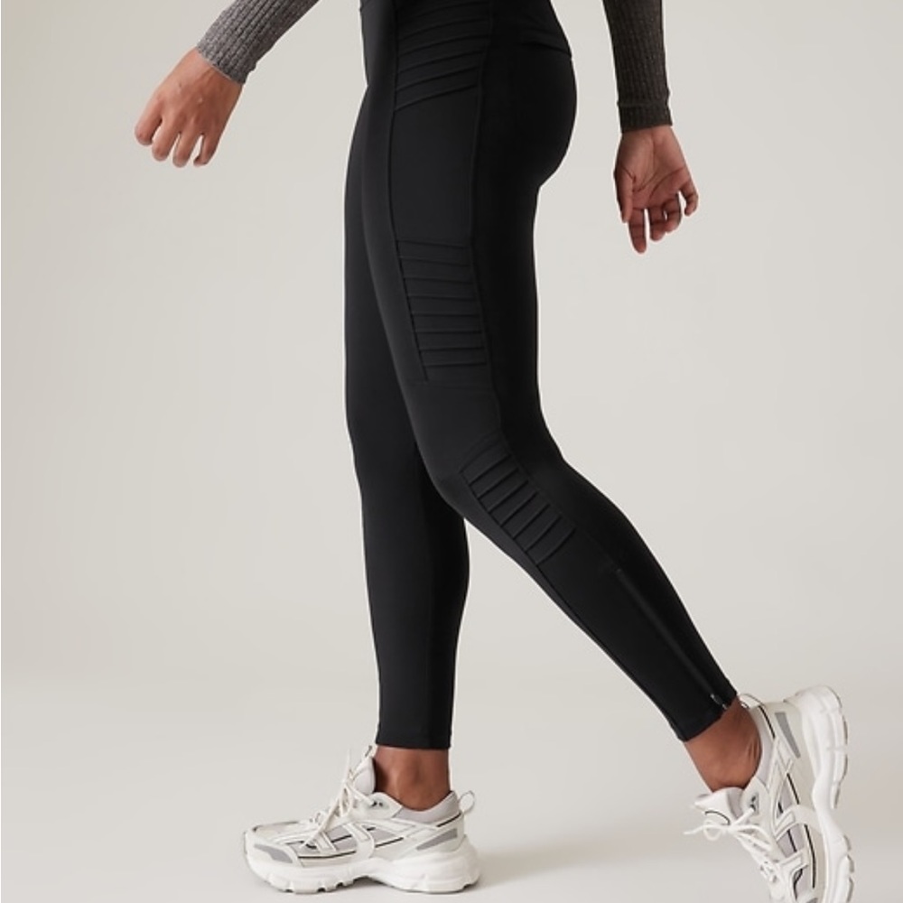 Athleta Delancy Moto Tight - Picture 2 of 8